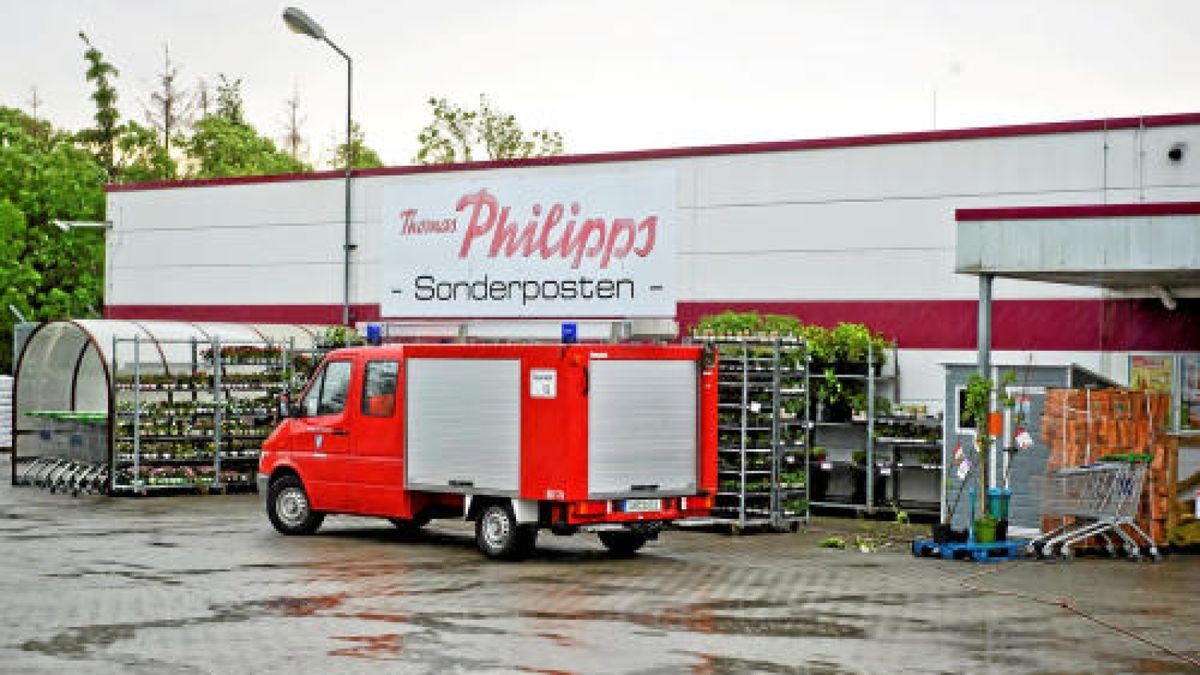 In Eigenrieden hatte der Regen ebenfalls für einen Feuerwehreinsatz gesorgt. Foto: Daniel Volkmann