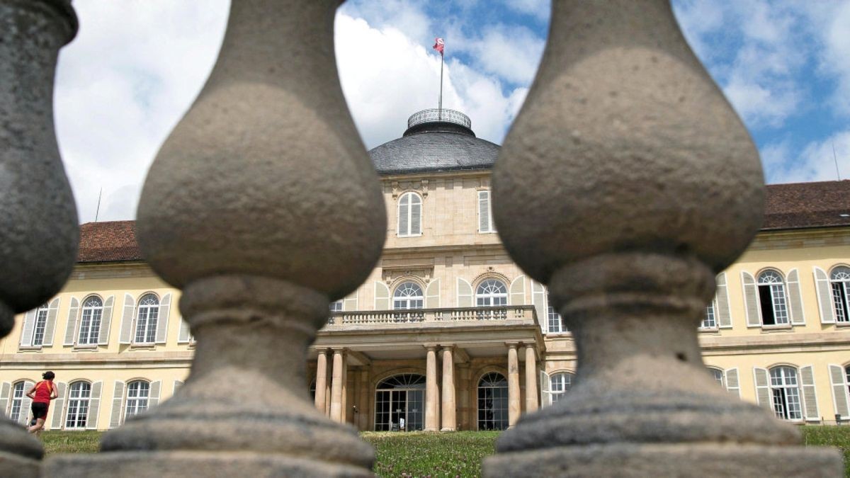 Das Schloss Hohenheim, das Teile der Universität Hohenheim beherbergt.