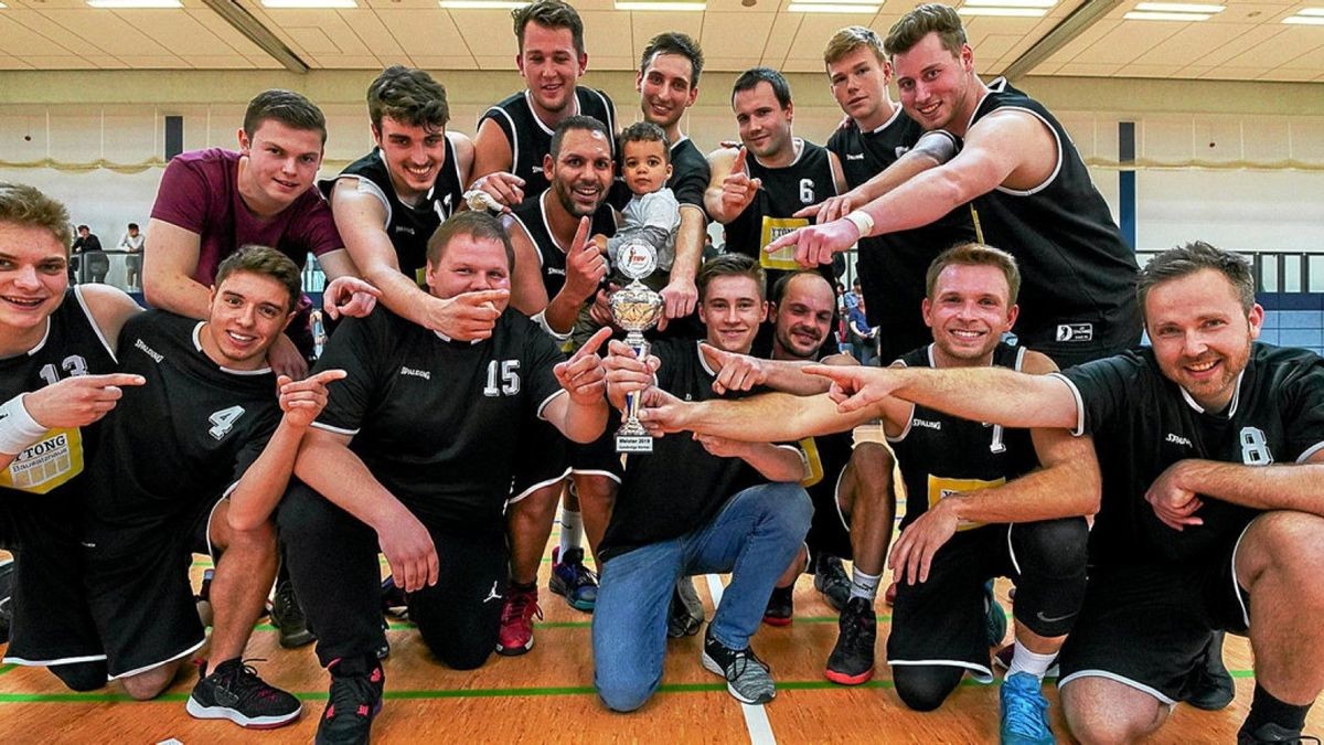 Im Finale um den Landesliga-Titel besiegten die Mühlhäuser Männer (im Bild) in der heimischen Georgii-Halle eine starke Vertretung von Science City Jena.