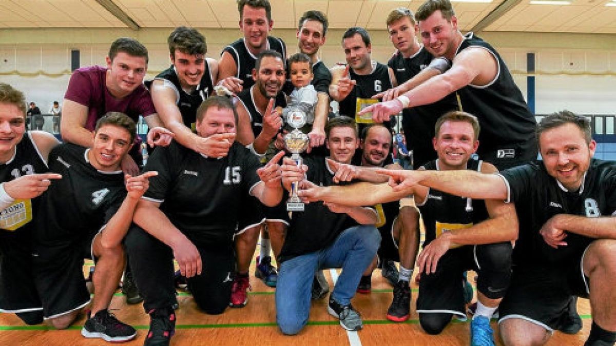 Im Finale um den Landesliga-Titel besiegten die Mühlhäuser Männer (im Bild) in der heimischen Georgii-Halle eine starke Vertretung von Science City Jena.Foto: CHRISTIAN HABEL