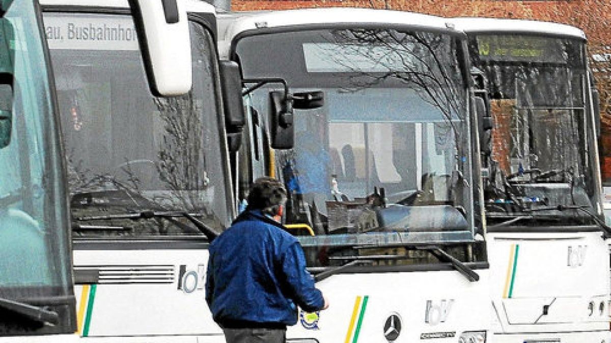 Ilmenau ( 28.12.2007 ) Busse am Busbahnhof / IOV / Bus TA-Foto: Ralf EHRLICH EIGEN / ARCHIVFoto: Ralf Ehrlich