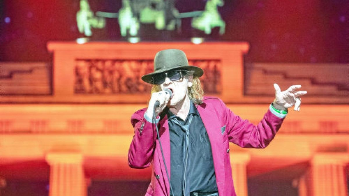 14/06/2019-Erfurt: Der deutsche Saenger Udo Lindenberg am Abend bei seinem Konzert in der Erfurter Messehalle. (Foto: Sascha Fromm / Thueringer Allgemeine)Foto: Sascha Fromm