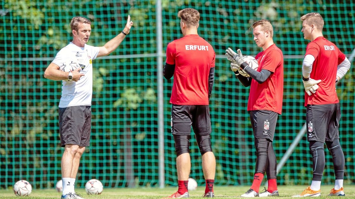 Am Mittwoch fand für Rot-Weiß Erfurt das erste Training nach der Sommerpause statt.