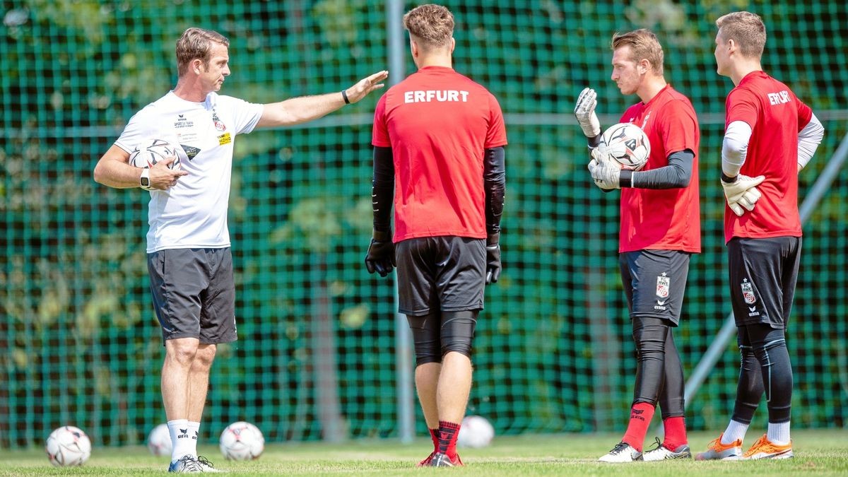 Am Mittwoch fand für Rot-Weiß Erfurt das erste Training nach der Sommerpause statt.