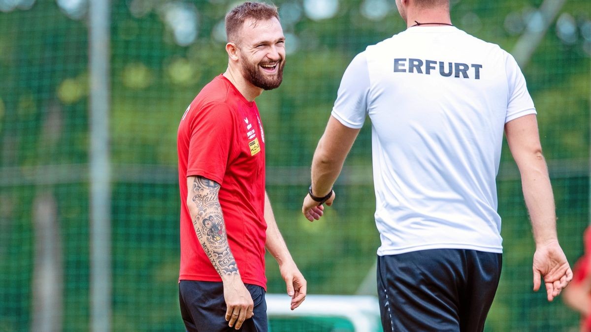 Am Mittwoch fand für Rot-Weiß Erfurt das erste Training nach der Sommerpause statt.