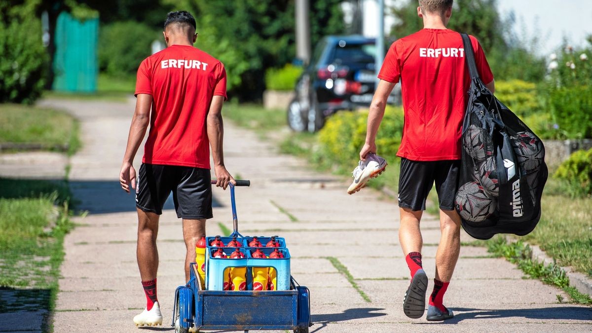 Am Mittwoch fand für Rot-Weiß Erfurt das erste Training nach der Sommerpause statt.