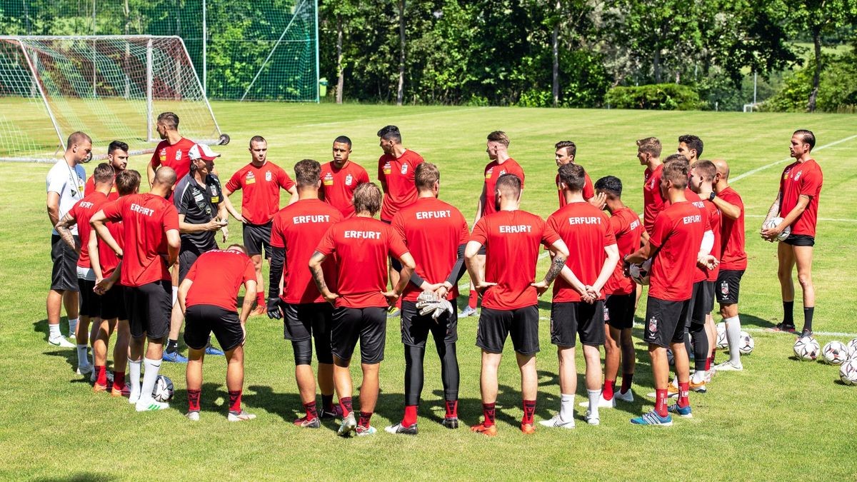 Am Mittwoch fand für Rot-Weiß Erfurt das erste Training nach der Sommerpause statt.