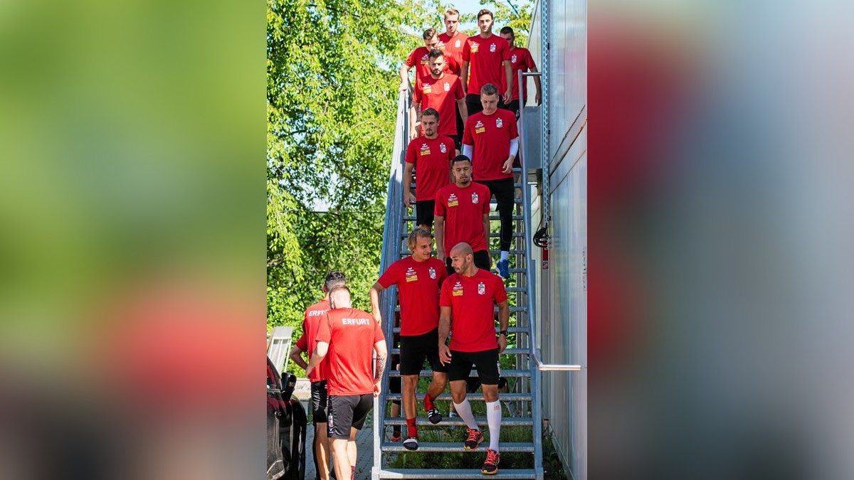 Am Mittwoch fand für Rot-Weiß Erfurt das erste Training nach der Sommerpause statt.