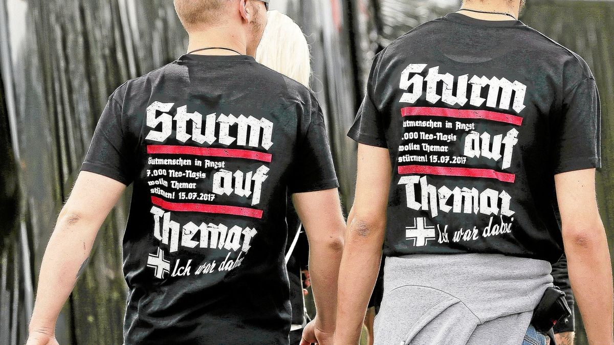 Themar steht ein weiteres Rechtsrockkonzert bevor. Archiv-