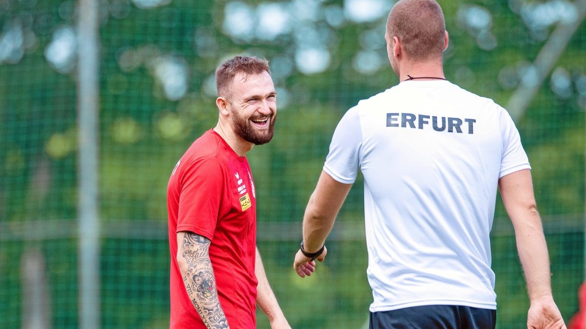 Vorfreude bei Offensivspieler Marc Brasnic: Er wird bald Vater, seine Frau ist im achten Monat schwanger.