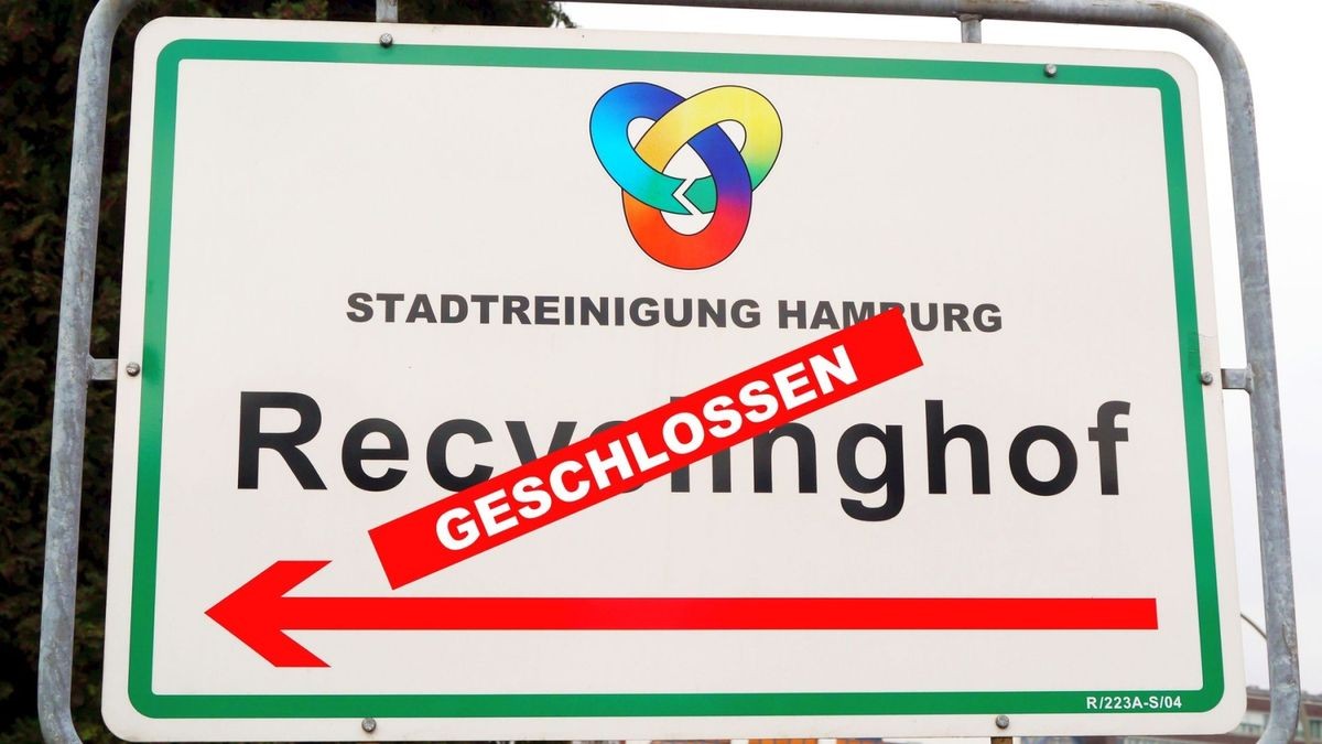 Brandschaden – Hamburger Recyclinghof ist den ganzen Juli dicht