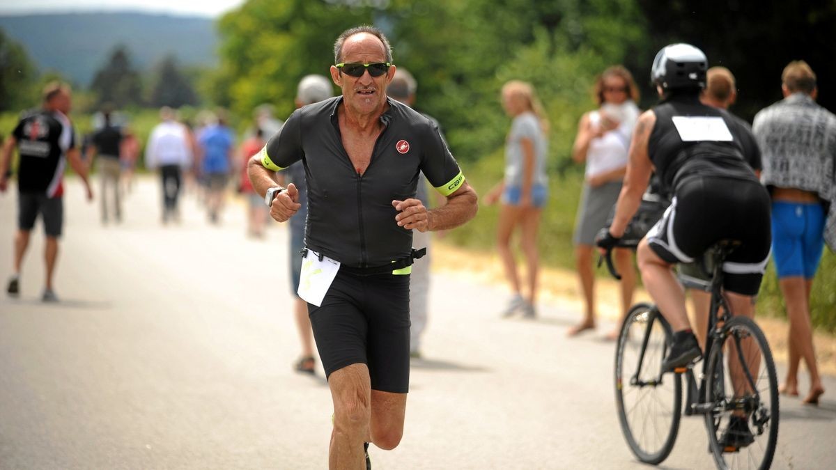 Der Triathlon in Niederdorla mit rund 100 Teilnehmern.