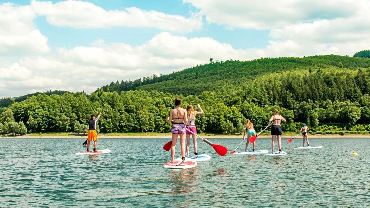 Die Freizeitmacher StandUpPaddling am Hennesee