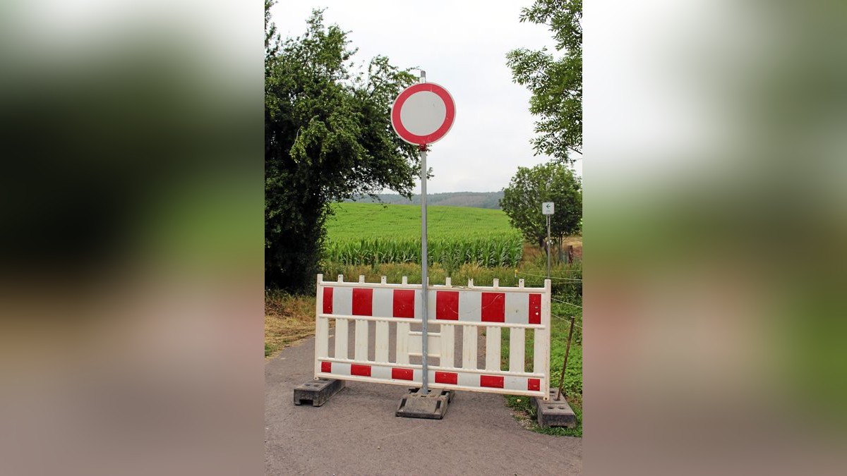 Der Finnebahn-Radweg zwischen Großmonra und Ostramondra ist derzeit gesperrt.