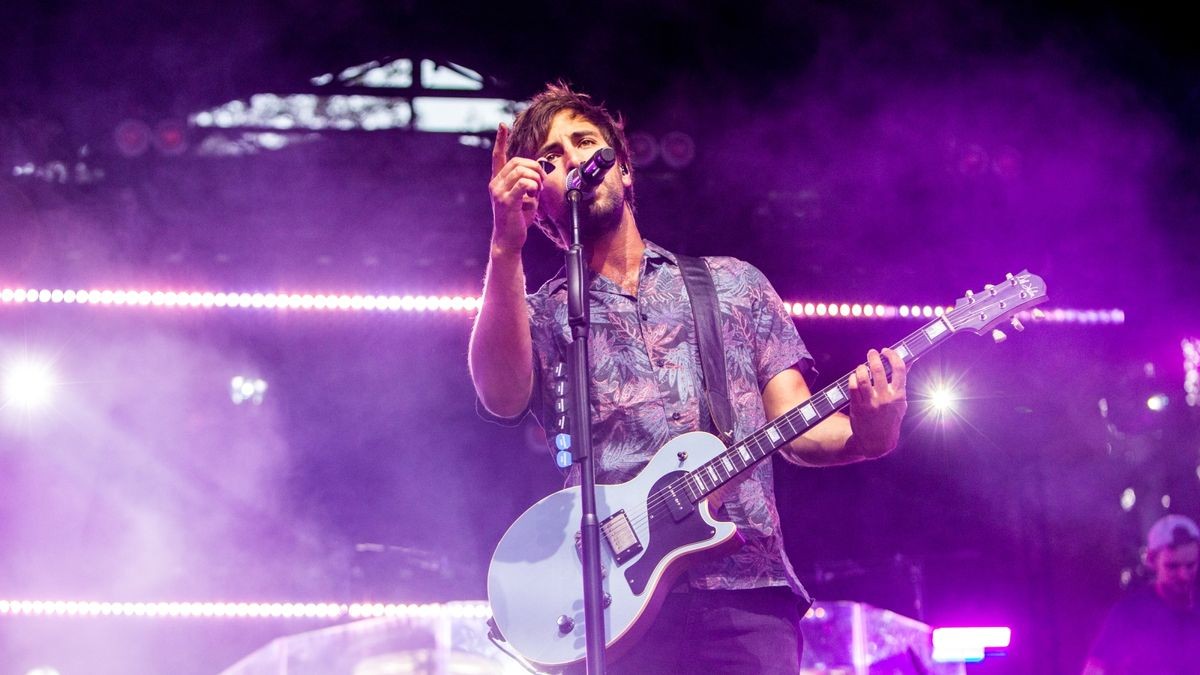 Max Giesinger verzauberte die Besucher im Nordhäuser Gehege und sorgte für ein unvergessliches Konzert. Foto: Christoph Keil