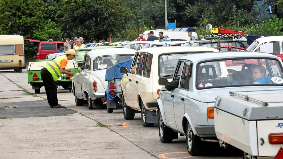 Nach wie vor beliebt: Hochbetrieb herrschte beim letzten echten Wartburg-Fanclubtreffen im Jahr 2019. (Archivbild)