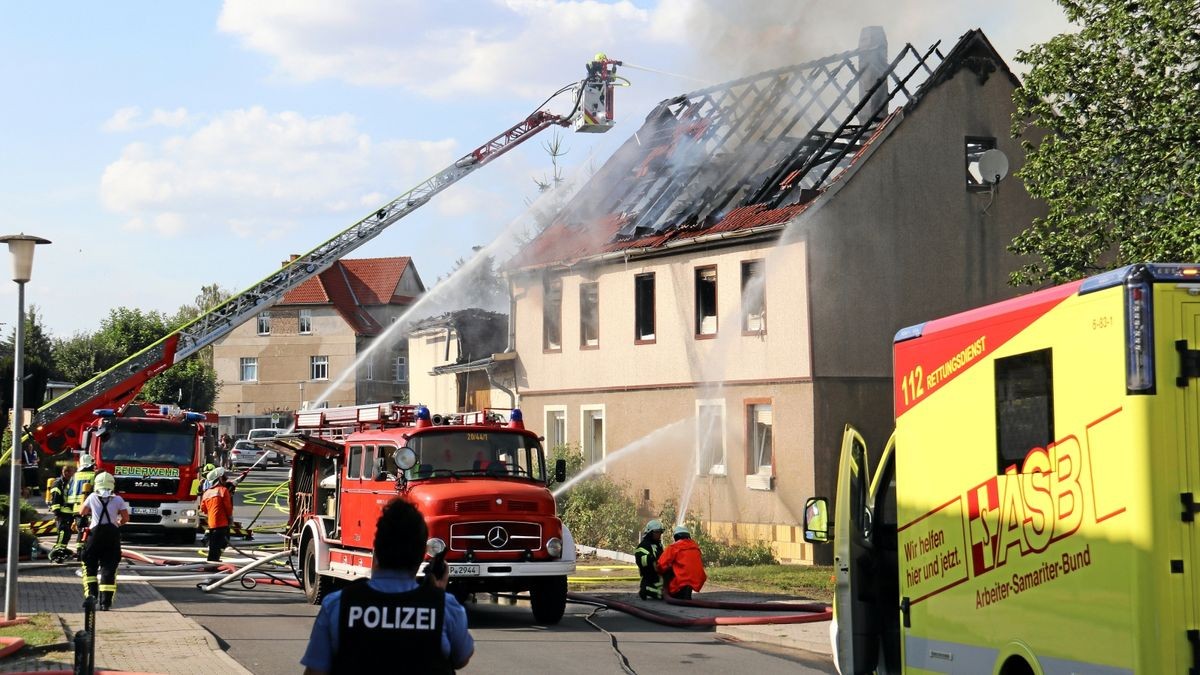 Wohnhausbrand in Niederreißen