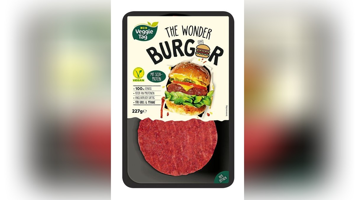 Den veganen „Wonder Burger“ gibt es bei Aldi Süd erst ein bisschen später.