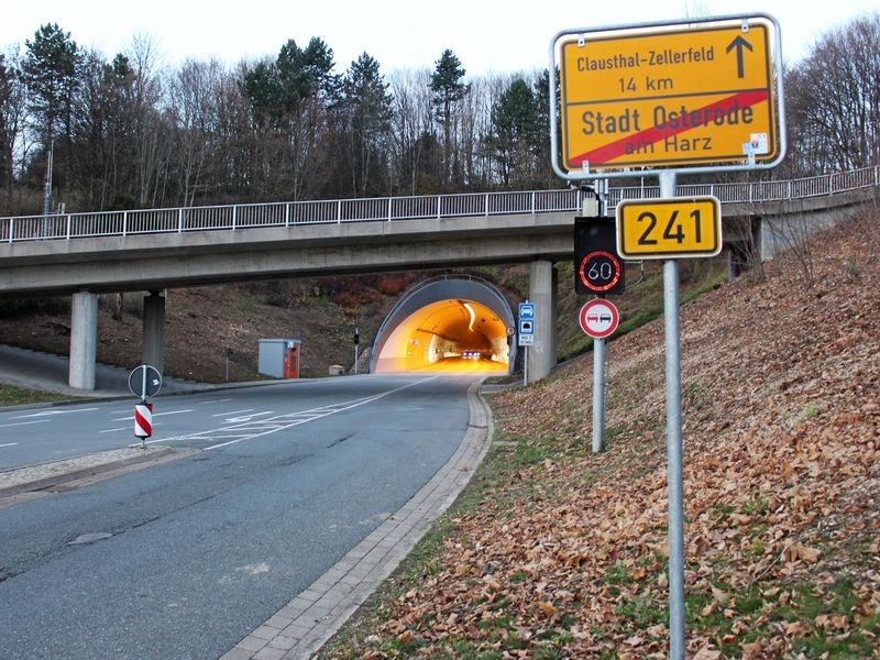 Butterbergtunnel ist für zwei Monate dicht