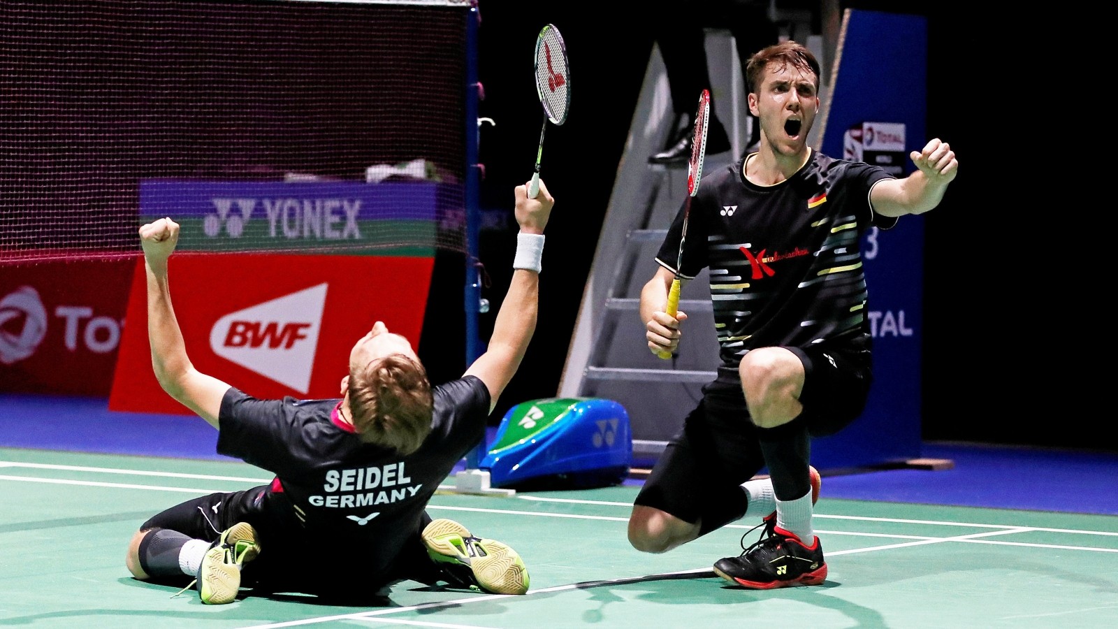 Mark Lamsfuß und Marvin Seidel stehen im Achtelfinale