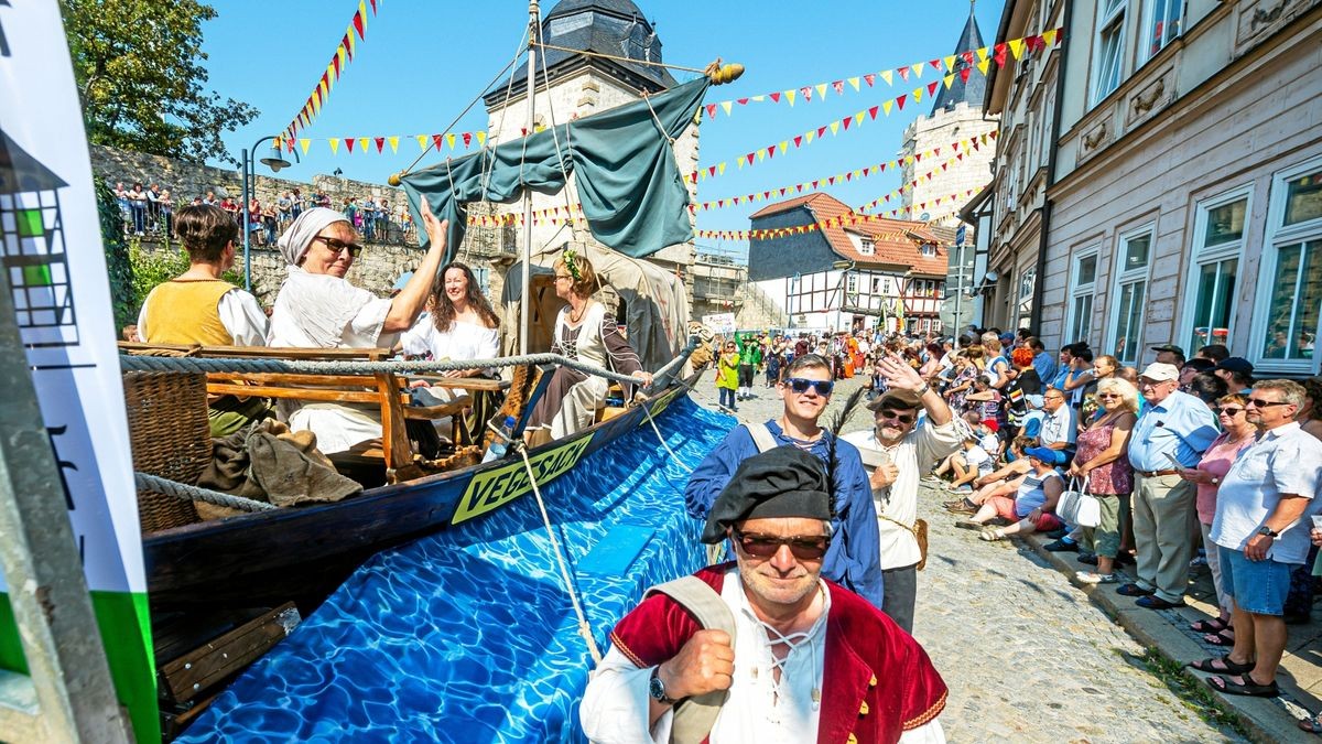 25/08/2019 - Mühlhausen: Umzug zur 142. Mühlhäuser Stadtkirmes / Förderverein Historischer Hafen Wanfried (