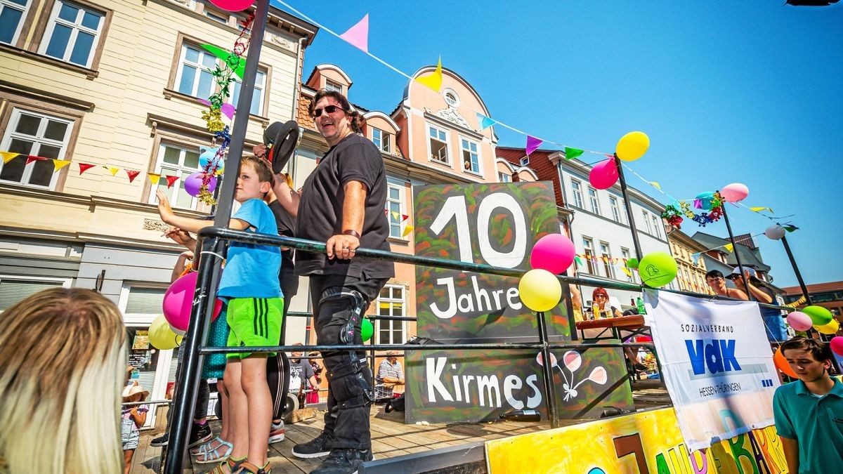 25/08/2019 - Mühlhausen: Umzug zur 142. Mühlhäuser Stadtkirmes / Untere Rosenstraße (