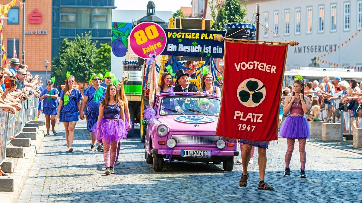 25/08/2019 - Mühlhausen: Umzug zur 142. Mühlhäuser Stadtkirmes / Vogteier Platz (