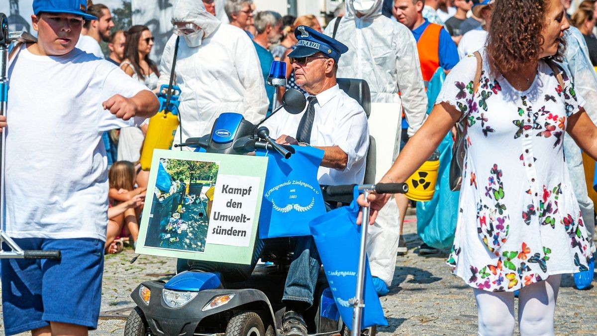 25/08/2019 - Mühlhausen: Umzug zur 142. Mühlhäuser Stadtkirmes / Zinkengasse (