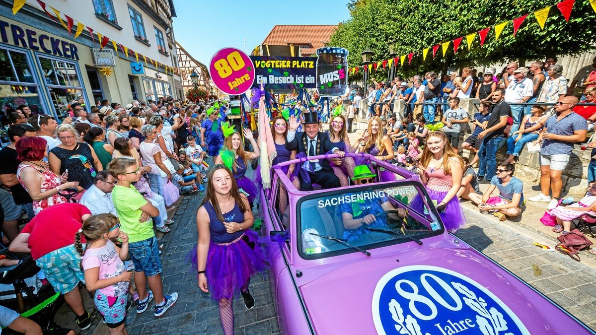 25/08/2019 - Mühlhausen: Umzug zur 142. Mühlhäuser Stadtkirmes / Vogteier Platz (