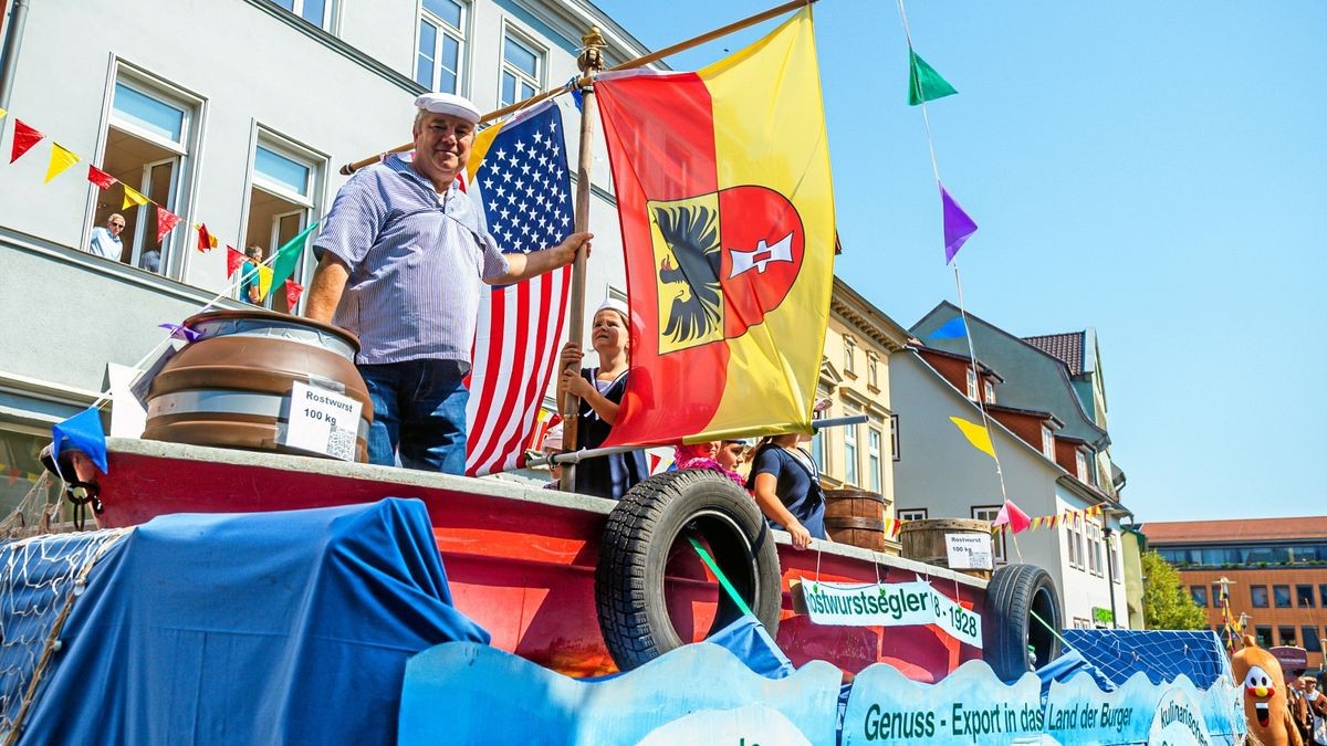 25/08/2019 - Mühlhausen: Umzug zur 142. Mühlhäuser Stadtkirmes / Am Kruchenplan (