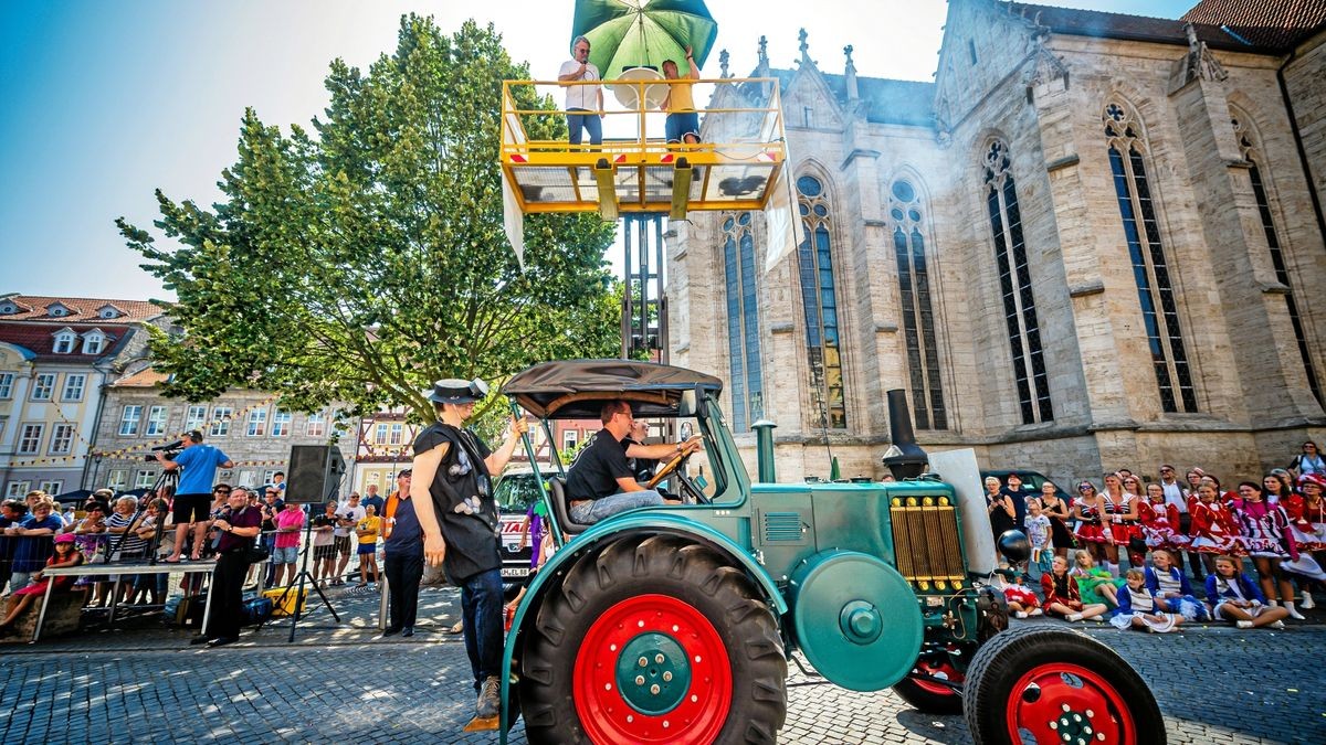 25/08/2019 - Mühlhausen: Umzug zur 142. Mühlhäuser Stadtkirmes / Obere Weinberg / Graßhofstraße (