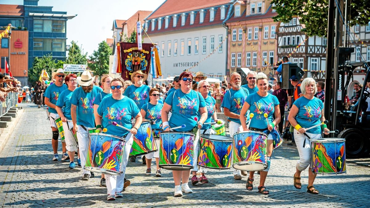 25/08/2019 - Mühlhausen: Umzug zur 142. Mühlhäuser Stadtkirmes / Weg zum Eigenheim (