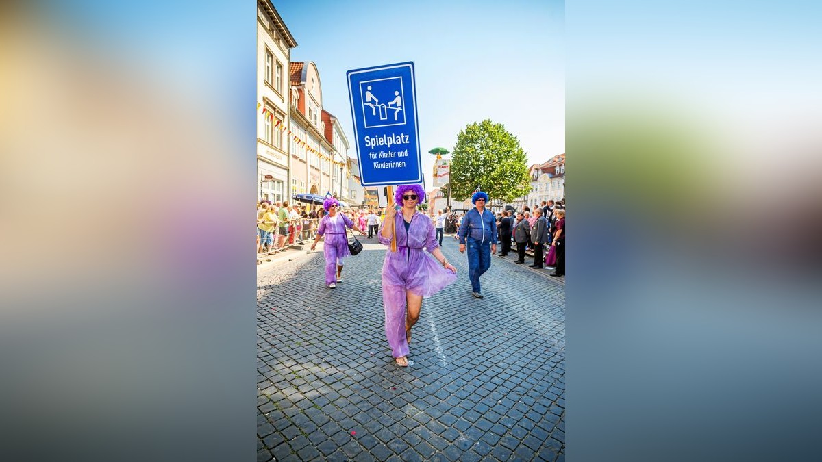 25/08/2019 - Mühlhausen: Umzug zur 142. Mühlhäuser Stadtkirmes / Mönchgasse (