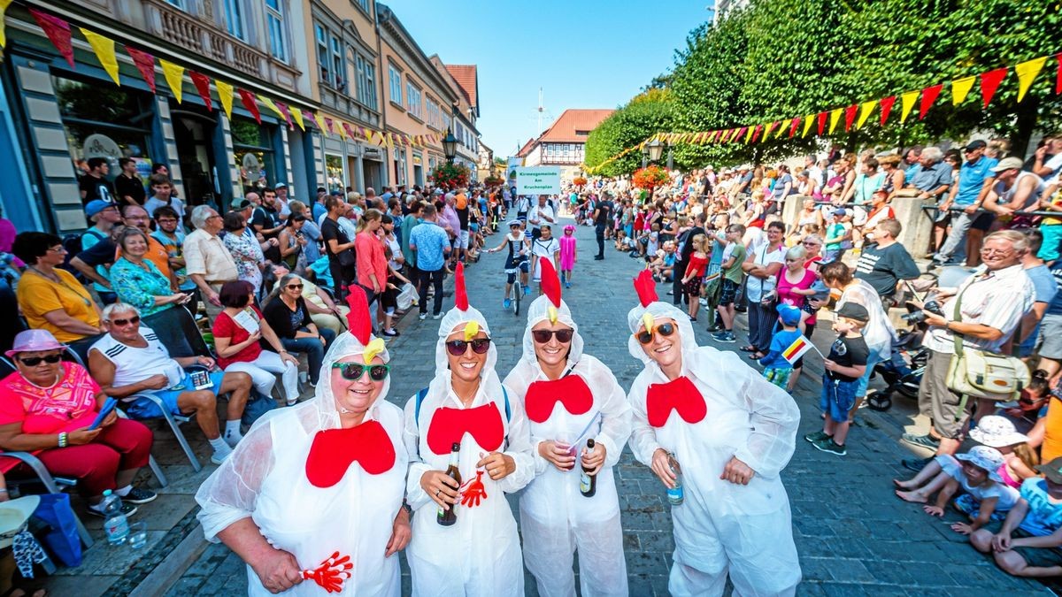 25/08/2019 - Mühlhausen: Umzug zur 142. Mühlhäuser Stadtkirmes / Zöllnersgasse (