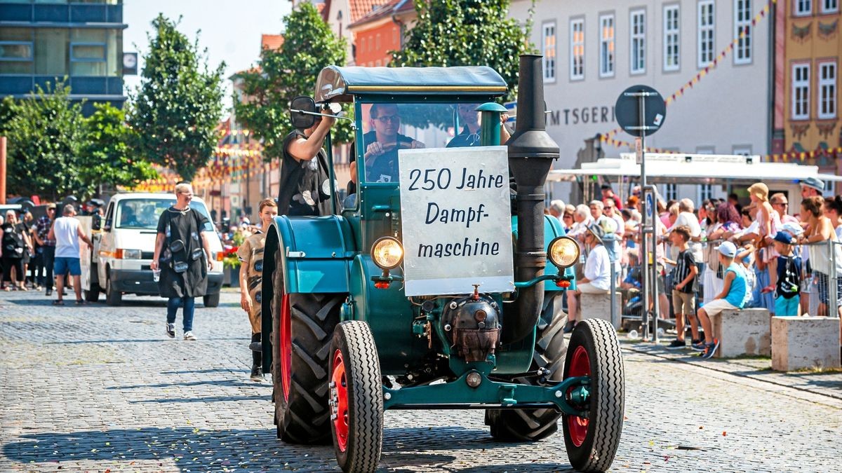 25/08/2019 - Mühlhausen: Umzug zur 142. Mühlhäuser Stadtkirmes / Obere Weinberg / Graßhofstraße (