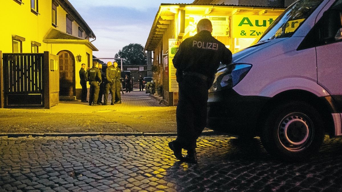 Polizeieinsatz am frühen Dienstagmorgen.