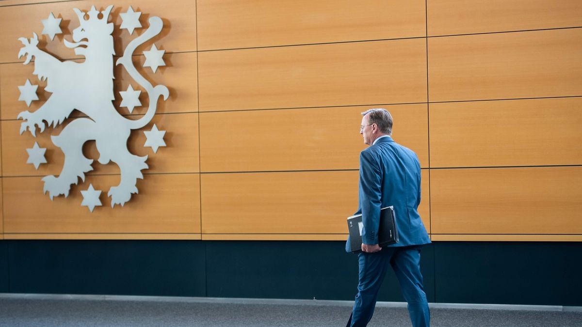 Ministerpräsident Bodo Ramelow (Linke) im Thüringer Landtag.