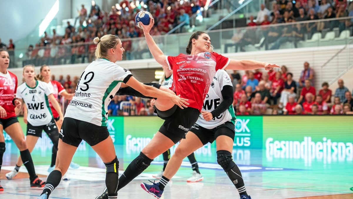 Mit 36:19 gewann der Thüringer HC gegen den VfL Oldenburg sein erstes Heimspiel in der neuen Saison der Handball-Bundesliga.