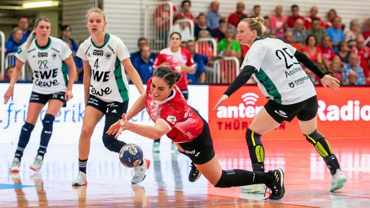 Mit 36:19 gewann der Thüringer HC gegen den VfL Oldenburg sein erstes Heimspiel in der neuen Saison der Handball-Bundesliga.