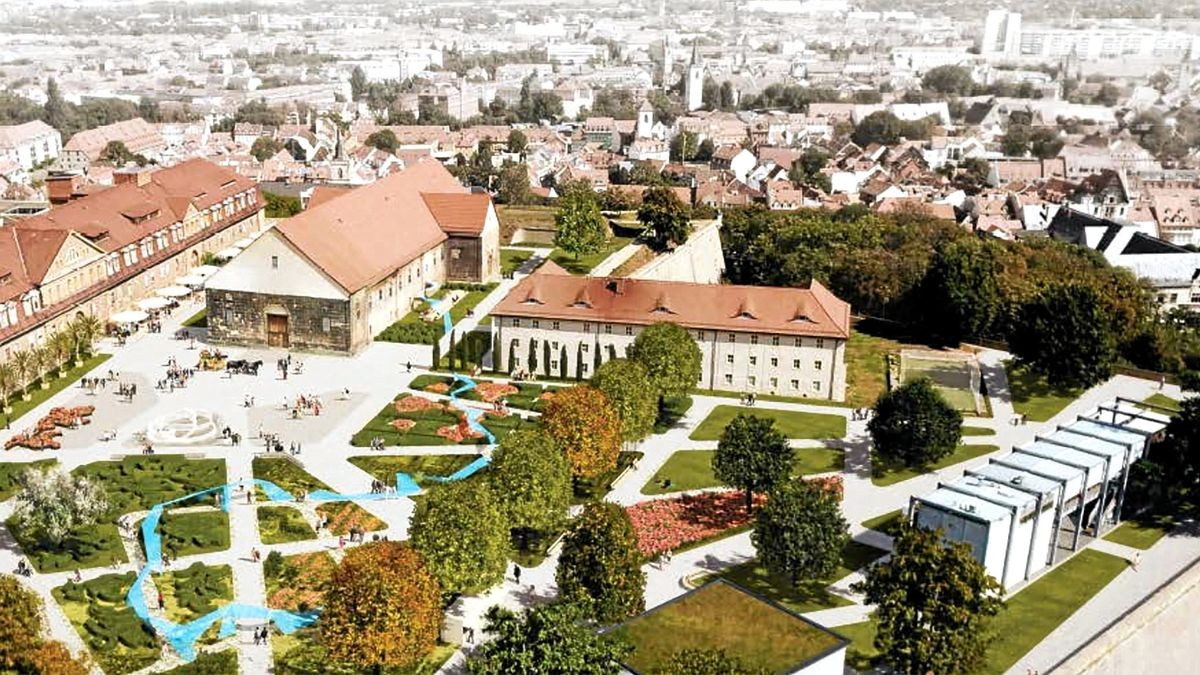 Auf einer Freifläche vor der Peterskirche sollen Rock- und Popbands Musikbegeisterte bespaßen. Vor allem deutsche Künstler seien gebucht worden, erklärt Nadja Kersten, Veranstaltungs- und Kulturchefin der Buga GmbH.