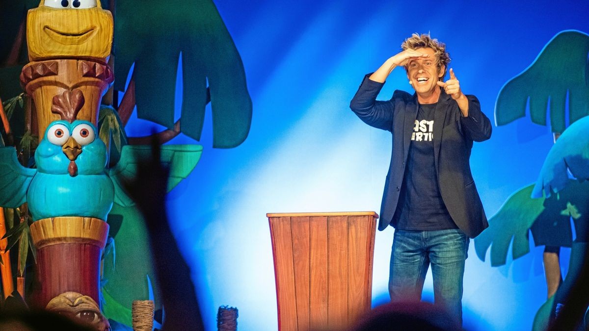  Sascha Grammel in der Messehalle Erfurt Illustration 