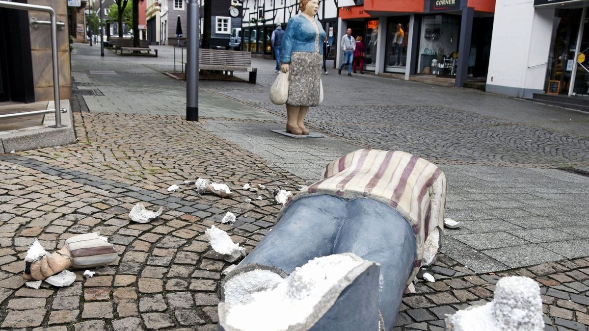 Spenden in Herdecke für demolierte LechnerFigur erwünscht