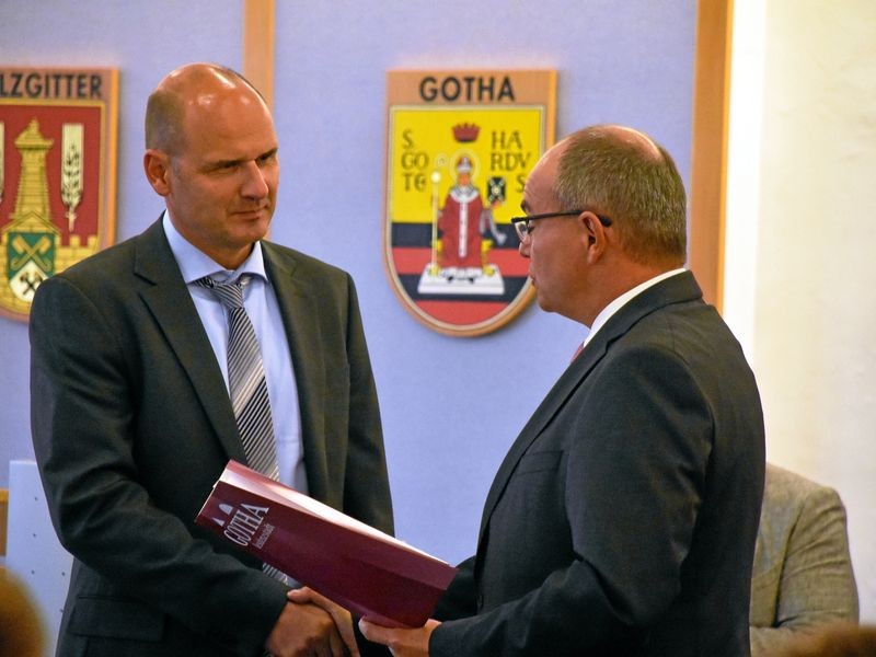 Große Bauvorhaben für den neuen ersten in Gotha