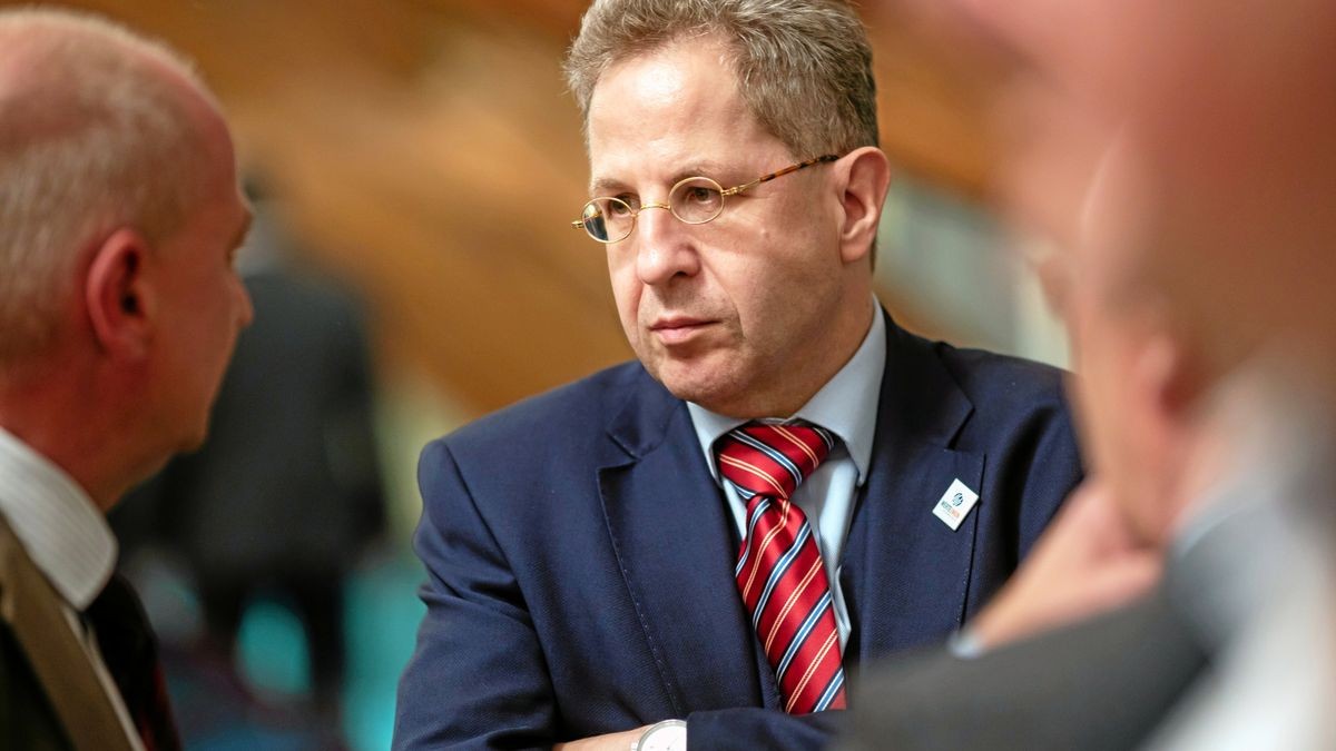 Hans-Georg Maaßen war für eine Wahlkampfveranstaltung der CDU in Gotha.