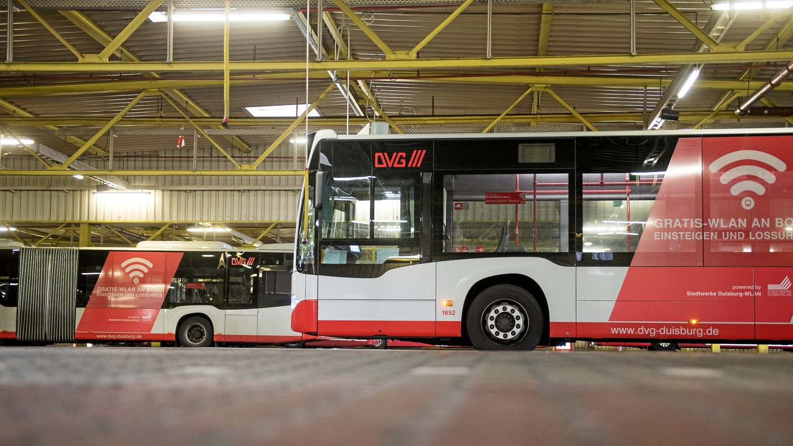 DVGBusse müssen in DuisburgVierlinden Umleitungen fahren