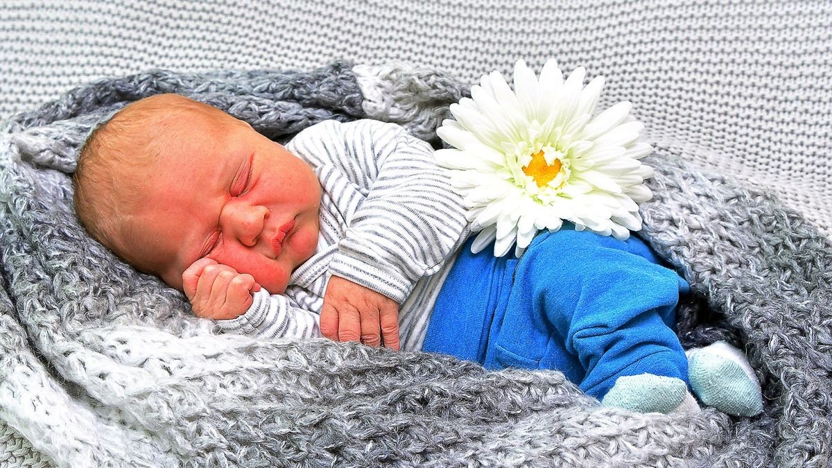 Yannis Fulle, 13.11.2019, 12:02 Uhr, 4.120 g, 55 cm, Eltern: Claudia und Arne Fulle aus Arnstadt