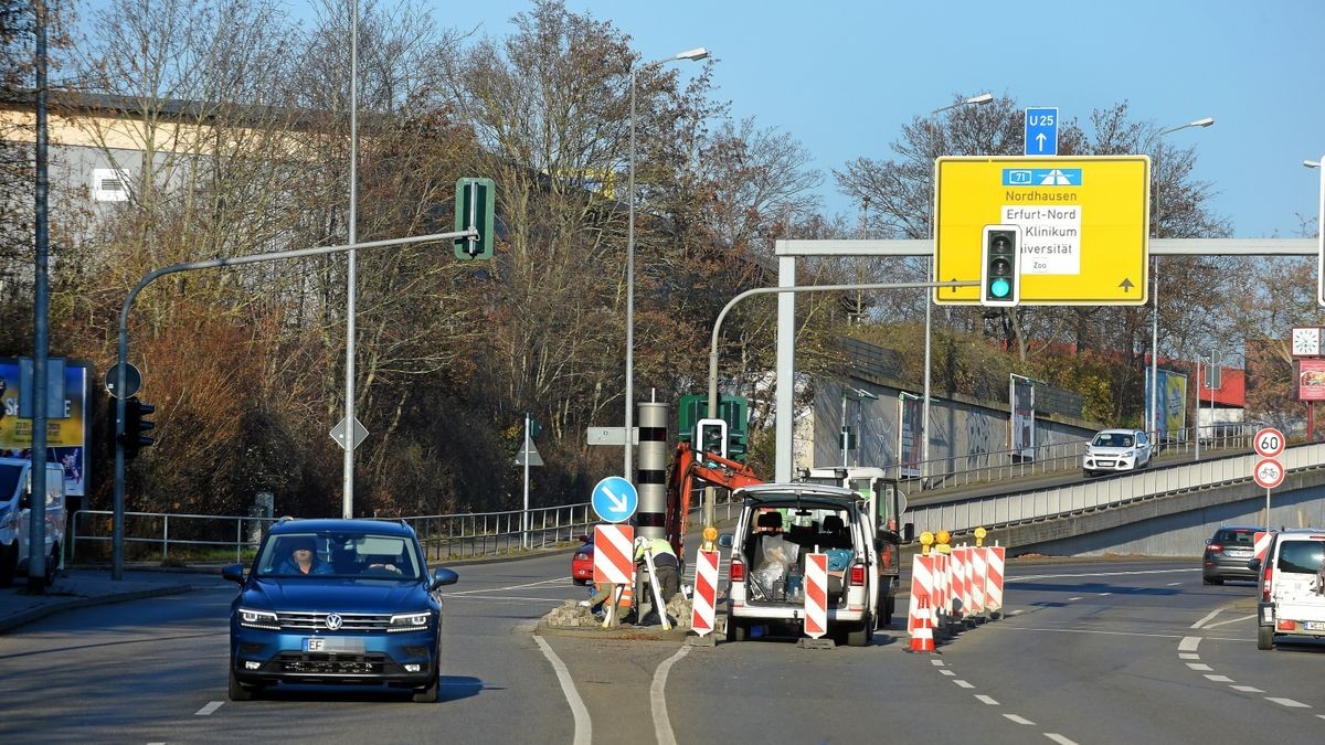 Anfang Dezember war der Doppelblitzer in der Heinrichstraße aufgebaut worden.