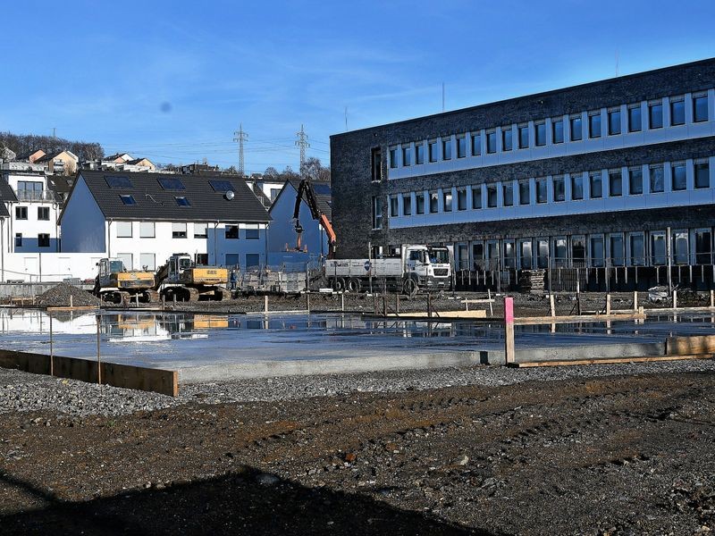 Bodenplatte für neuen Kindergarten in Schwelm gegossen