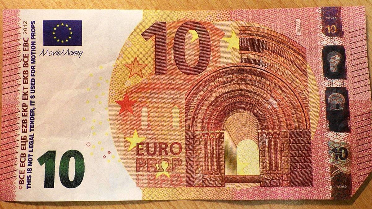 Dieser 10-Euro-Schein ist sogenanntes Moviemoney (Symbolfoto).