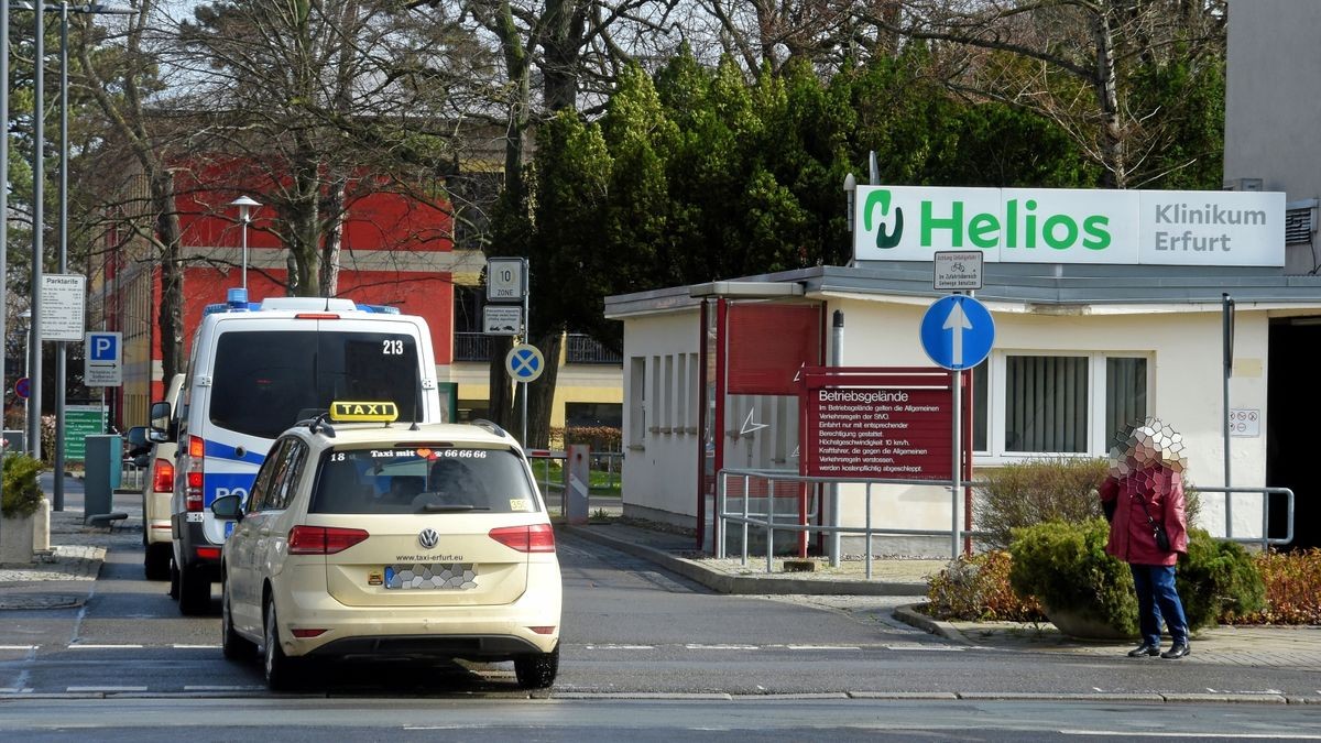 Auch das Erfurter Helios-Klinikum behandelt Corona-Patienten aus Nord-bayern.